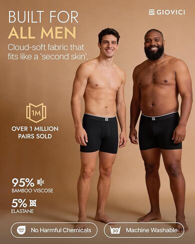 رجال فيكوز من ملخصات Bamboo Boxer ، والملاكمين الداخليين للرجال الناعمة المضادة للرجال ، والملاكمين الباردون الرطوبة للرجال in Saudi Arabia