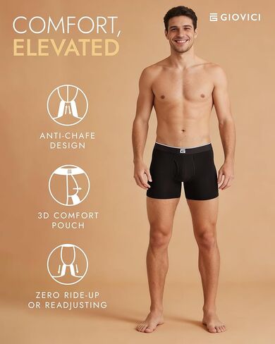 رجال فيكوز من ملخصات Bamboo Boxer ، والملاكمين الداخليين للرجال الناعمة المضادة للرجال ، والملاكمين الباردون الرطوبة للرجال in Saudi Arabia