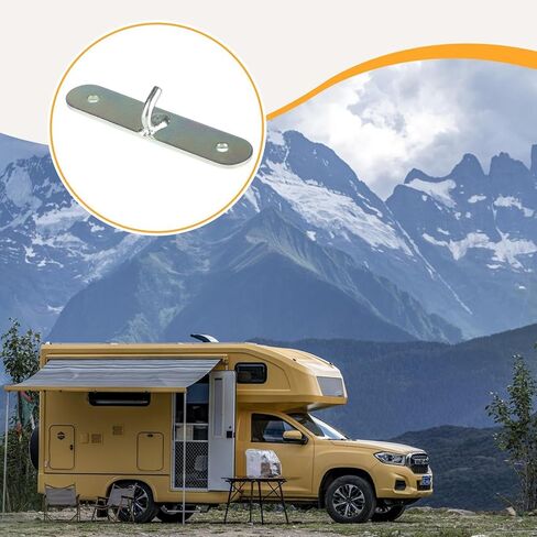 Trailer Latch Hook for Hasp 5.49x1.18 Inch Metal Door Panel Lock Easy Installation Vehicle Equipment in Saudi Arabia