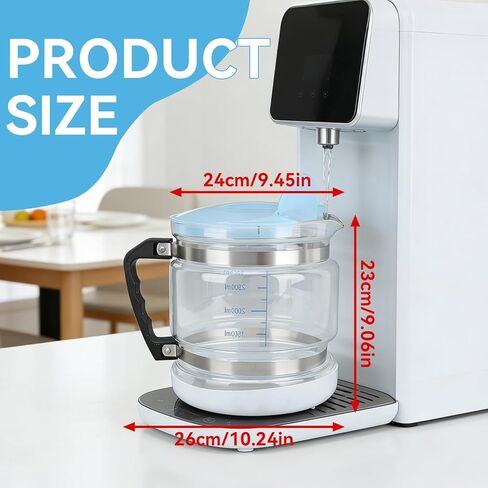 Water Distiller Glass Carafe, 4L Multipurpose Distiller Water Containerglass Collection Bottle for Countertop Home Beauty Distillers in Saudi Arabia