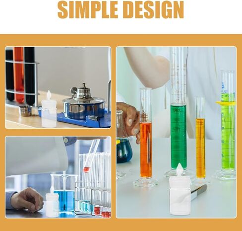 BESTYASH Glass Weighing Bottle Laboratory Weighing Holder 30x50mm Chemical Glassware for Lab Experiments in Kuwait