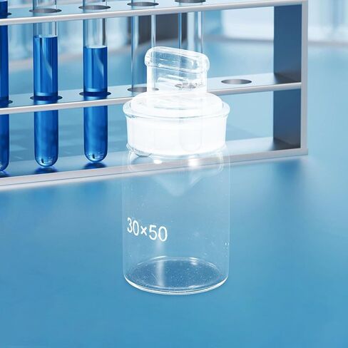 BESTYASH Glass Weighing Bottle Laboratory Weighing Holder 30x50mm Chemical Glassware for Lab Experiments in Kuwait
