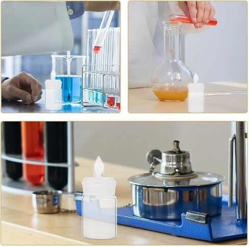 BESTYASH Glass Weighing Bottle Laboratory Weighing Holder 30x50mm Chemical Glassware for Lab Experiments in Kuwait