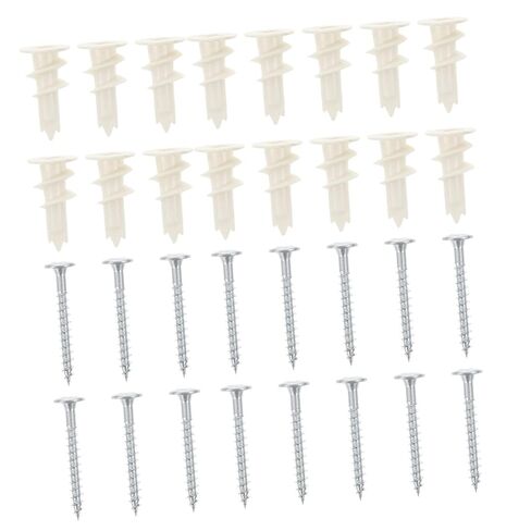 Veemoon 20pcs Professional Plastic Expansion Tubes for Plasterboard Fixed Expansion Anchors Easy to Install Wall Fixing Solution in Saudi Arabia
