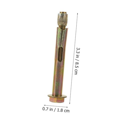 PRETYZOOM 10Pcs Knurled Expansion Anchors Professional Carbon Steel Concrete Fasteners for Heavy Duty Installation in Construction Machinery and More in Saudi Arabia