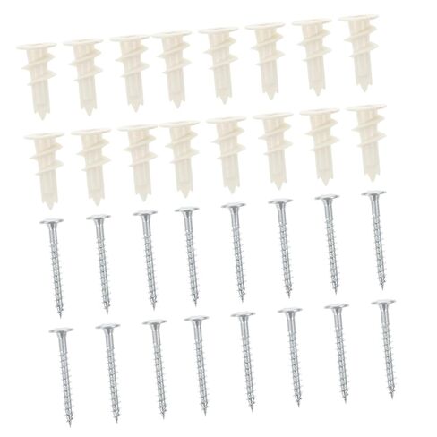 Alipis 20 Sets Sturdy Plastic Expansion Tubes for Fixing with Screws and Wear Resistant for Various Applications High Stability and Toughness Reliable Wall Anchors in Saudi Arabia