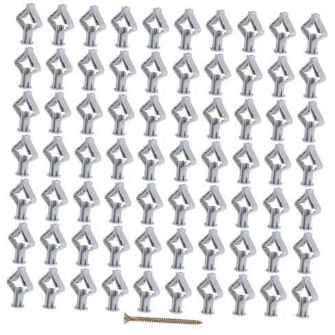 LIFKOME 100pcs Butterfly Expansion Tube Wall Fixer for Board and Easy to Install Strong Grip Anchors Screws for Home Repairs and Wall Mounting in Saudi Arabia