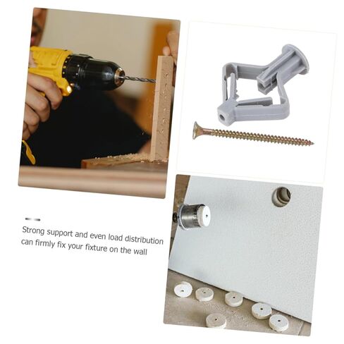 LIFKOME 100pcs Butterfly Expansion Tube Wall Fixer for Board and Easy to Install Strong Grip Anchors Screws for Home Repairs and Wall Mounting in Saudi Arabia