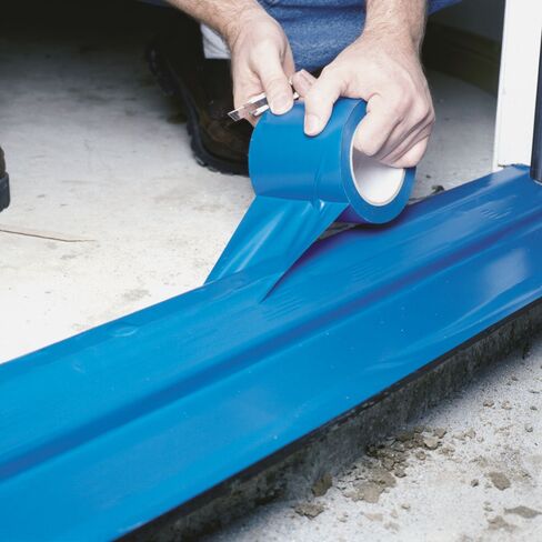 ShuBee® Blue Vinyl Threshold Protection Tape – 5-Mil Heavy-Duty Abrasion-Resistant Surface Protection for Construction, Remodeling & Moving (4") in Saudi Arabia