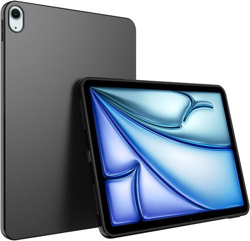 Puxicu for iPad Pro 13 Inch Case M4(2024), Slim Design Matte TPU Rubber Soft TPU Protective Cover for New iPad Pro 13 Inch M4 (2024 Model, 7th Generation), Black in Saudi Arabia