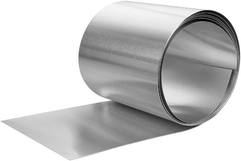 1060 Aluminum Foil Coil Used for DIY Crafts Repair Building Decoration, 0.1mm × 5mm × 5m,0.1mm×50mm×5m in Kuwait