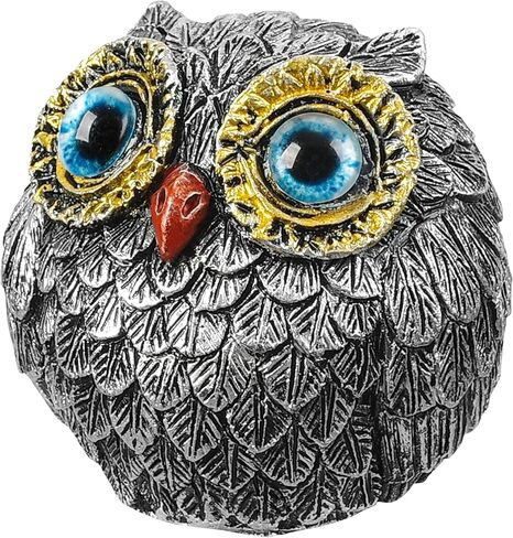 RUNNING HOT Handcrafted Cute Resin Owl Figurine Poker Guard, Weights for Poker, 3D Poker Guard Collection, Poker Gifts for Men, Poker Card Protector, Poker Accessories, in Saudi Arabia