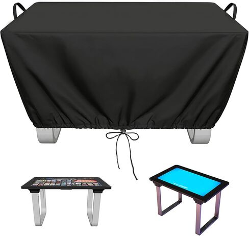 غطاء طاولة ألعاب متوافق مع طاولة ألعاب Arcade1Up Infinity مقاس 32 بوصة، وواقي شاشة مقاوم للماء 420D، أسود in Kuwait