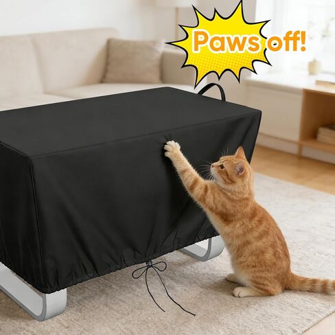 غطاء طاولة ألعاب متوافق مع طاولة ألعاب Arcade1Up Infinity مقاس 32 بوصة، وواقي شاشة مقاوم للماء 420D، أسود in Kuwait