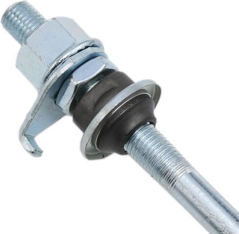 الفضة دراجة المحور 3/8 بوصة دراجة متعددة السرعة المحور الأمامي المحور 142 مللي متر/5.59 بوصة محور رمح مخروطي قفل الجوز غسالة عدة للدراجات الجبلية 1 قطعة in Kuwait