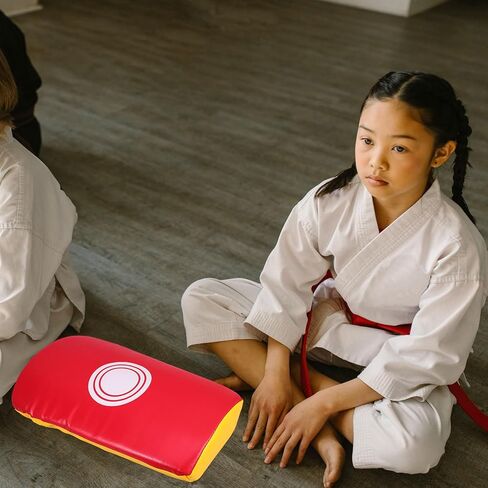 SUPVOX Martial Arts Kick Pad Kicking Strike Shield Pad Dual Red Yellow Targets for Taekwondo Training Adults in Saudi Arabia