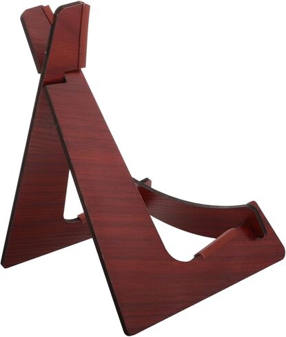 حامل كمان MAGICLULU قابل للفصل قابل للتعديل ارتفاع رف القيثارة الخشبي المحمول للباس والقيثارات للاستخدام المنزلي والمرحلة in Kuwait