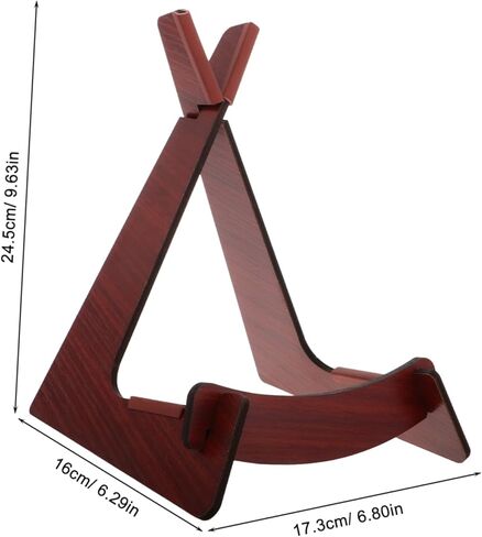 حامل كمان MAGICLULU قابل للفصل قابل للتعديل ارتفاع رف القيثارة الخشبي المحمول للباس والقيثارات للاستخدام المنزلي والمرحلة in Kuwait