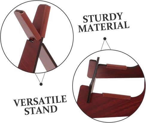 حامل كمان MAGICLULU قابل للفصل قابل للتعديل ارتفاع رف القيثارة الخشبي المحمول للباس والقيثارات للاستخدام المنزلي والمرحلة in Kuwait