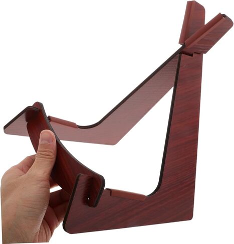 حامل كمان MAGICLULU قابل للفصل قابل للتعديل ارتفاع رف القيثارة الخشبي المحمول للباس والقيثارات للاستخدام المنزلي والمرحلة in Kuwait