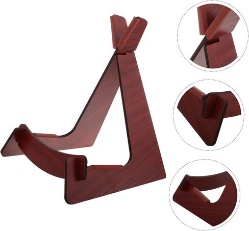 حامل كمان MAGICLULU قابل للفصل قابل للتعديل ارتفاع رف القيثارة الخشبي المحمول للباس والقيثارات للاستخدام المنزلي والمرحلة in Kuwait