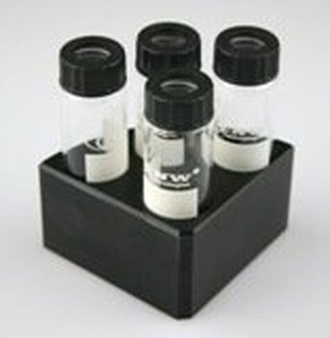 SCILOGEX Quarter Reaction Block Aluminum Black - 4 Hole Lab Block for 16mL Vessels, 28mm Diameter x 43mm Depth - Durable Laboratory Accessory (2 Pack) in Kuwait