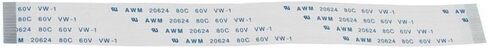 26PIN 200 مللي متر 0.5 مللي متر الملعب AWM 20624 80C 60 فولت VW-1 فليكس الشريط المسطح كابل FFC FPC 200 نوع نفس الجانب موصلات in Kuwait