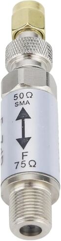 Impedance Converter 0 to 3GHz 0-3GHz Female to F Male Connector 50-75ohm Impedance Converter Radio Accessory Impedance Converter in Saudi Arabia