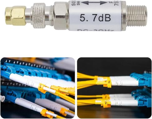 Impedance Converter 0 to 3GHz 0-3GHz Female to F Male Connector 50-75ohm Impedance Converter Radio Accessory Impedance Converter in Saudi Arabia
