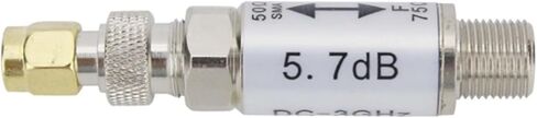 Impedance Converter 0 to 3GHz 0-3GHz Female to F Male Connector 50-75ohm Impedance Converter Radio Accessory Impedance Converter in Saudi Arabia