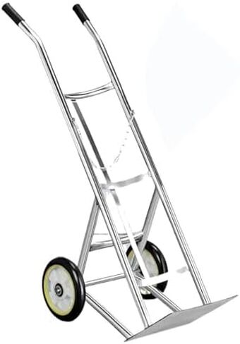Gas Cylinder Holder Container Dolly,Propane Cylinder Cart with Handles & Chain Links,Cylinder Sack Truck for Transporting Gas Bottles in Saudi Arabia