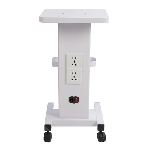 Focket Cavitation Machine Cart, Multifunctional 70cm Height Esthetician Cart Salon Rolling Stand with Builtin Dual Sockets for Beauty Salon Laboratories Hospitals Hairdressers in Saudi Arabia