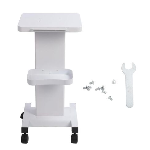 Focket Cavitation Machine Cart, Multifunctional 70cm Height Esthetician Cart Salon Rolling Stand with Builtin Dual Sockets for Beauty Salon Laboratories Hospitals Hairdressers in Saudi Arabia