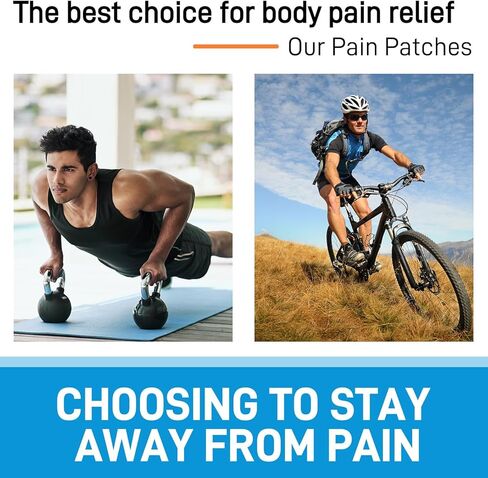 رقع قابلة لإعادة الاستخدام لتخفيف آلام العضلات، تتضمن 3 مواد لاصقة، 1 رقعة و1 حقيبة حمل، رقع ألم للرقبة والظهر والقدم والركبة وما إلى ذلك، كبيرة وسريعة المفعول، سهلة الاستخدام لاصقة لتخفيف الألم-0304 in Kuwait