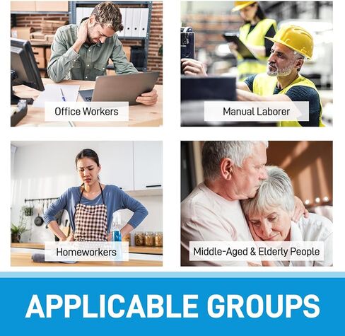 رقع قابلة لإعادة الاستخدام لتخفيف آلام العضلات، تتضمن 3 مواد لاصقة، 1 رقعة و1 حقيبة حمل، رقع ألم للرقبة والظهر والقدم والركبة وما إلى ذلك، كبيرة وسريعة المفعول، سهلة الاستخدام لاصقة لتخفيف الألم-0304 in Kuwait