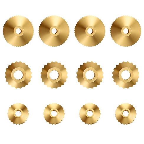 12 Pcs Brass Clock Hand Nut Assortment, 5/6/10 mm OD Grandfather Clock Parts for Wall Mantel Clocks Hand Part Replacement in Saudi Arabia