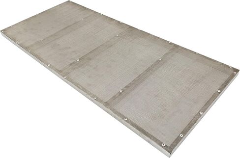 TECHTONGDA 1mm Lower Layer Square Hole Screen Mesh for JG40-95 Double Layer Straight Vibrating Shaker 15 * 37.4inch in Kuwait