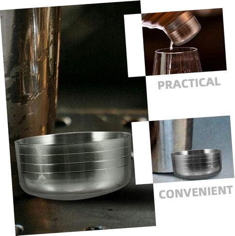 MAGICLULU 3pcs Cocktail Maker Lids Stainless Steel Shaker Bottles Replacement Lid Bar Drink Shaker Covers Liquids Mixer in Saudi Arabia
