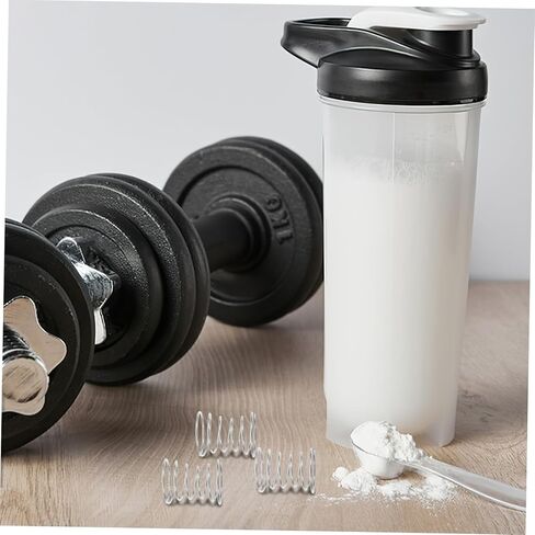 Alipis 10PCS Stainless Steel Spring Shaker Balls for Protein Powder Mixing Wire Whisk Replacement for Shaker Bottles and Cups for Gym Office and Travel in Saudi Arabia