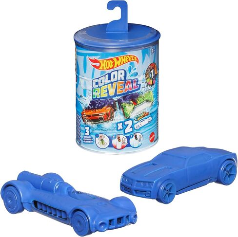 Hot Wheels Set of 2 Color Reveal Cars or Trucks in 1:64 Scale, Surprise Reveal & Repeat Color Change (Styles May Vary) in Saudi Arabia