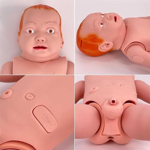 Neonatal Model, 1.8ft Life-Size Simulator Anatomical with Replaceable Chest Skin and Storage Bag in Saudi Arabia
