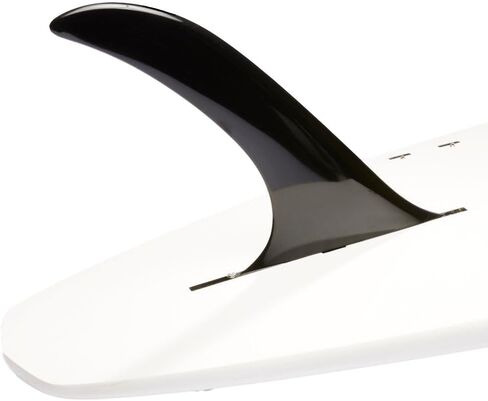 DORSAL Pintail Surf Fins for SUP Longboard Surfboard Center Velzy Style Flex-Fin Black 9.75" Polycarbonate in Kuwait