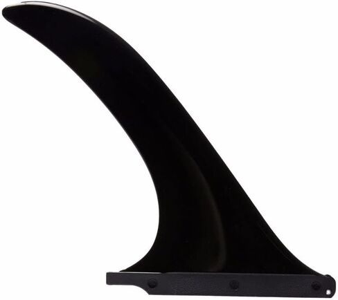 DORSAL Pintail Surf Fins for SUP Longboard Surfboard Center Velzy Style Flex-Fin Black 9.75" Polycarbonate in Kuwait