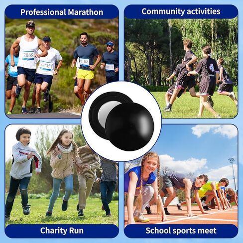 12Pcs Race Bib Clips, Suitable for Marathon Bib Boards for Runners, 3 Colors of Bib Boards, Replaceable Safety Pins for Triathlon Cycling Event Gear in Kuwait