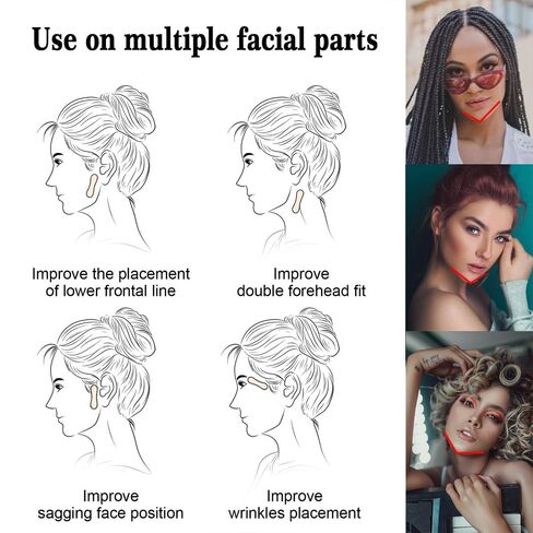 Face Lift Tape 200PCS Face Tape Lifting Invisible Makeup Tape for Jowls,Double Chin,Instant Lifting Sticker for Saggy Skin in Saudi Arabia