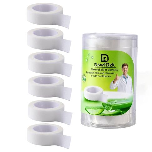 Medical Aloe Low-Allergy Tape, for Surgery, First aid, face, Skin, etc. Multi-Functional Medical Tape (0.49in x 6Rolls) in Saudi Arabia