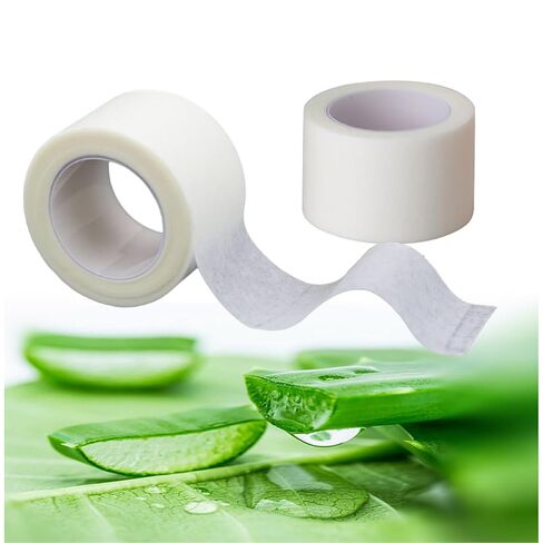 Medical Aloe Low-Allergy Tape, for Surgery, First aid, face, Skin, etc. Multi-Functional Medical Tape (0.49in x 6Rolls) in Saudi Arabia