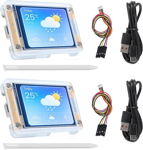 2.8 "بوصة ESP32 شاشة مع علبة أكريليك ، وحدة ESP32 ESP32-2432S028R WIFI+BT DUAL-CORE TFT MODULE ILI9341 DRIVER FOR ARDUINO IOT ، ESP32 Development Board 240x320 SMART DOWNK SCHENG in Kuwait