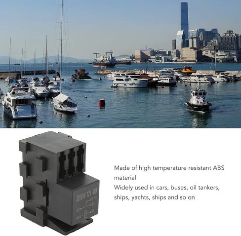 Relay Box Kit with Heat Resistant ABS Blade Holder, 11PCS Spade Terminals for Car 12V, Compact and Stable in Saudi Arabia