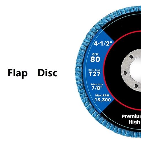 2pcs Sanding Flap Discs for Metal Grinding Wheel 115mm, 4.5 Inch Angle Grinder Polishing Disc(120)(60) in Kuwait